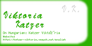 viktoria katzer business card